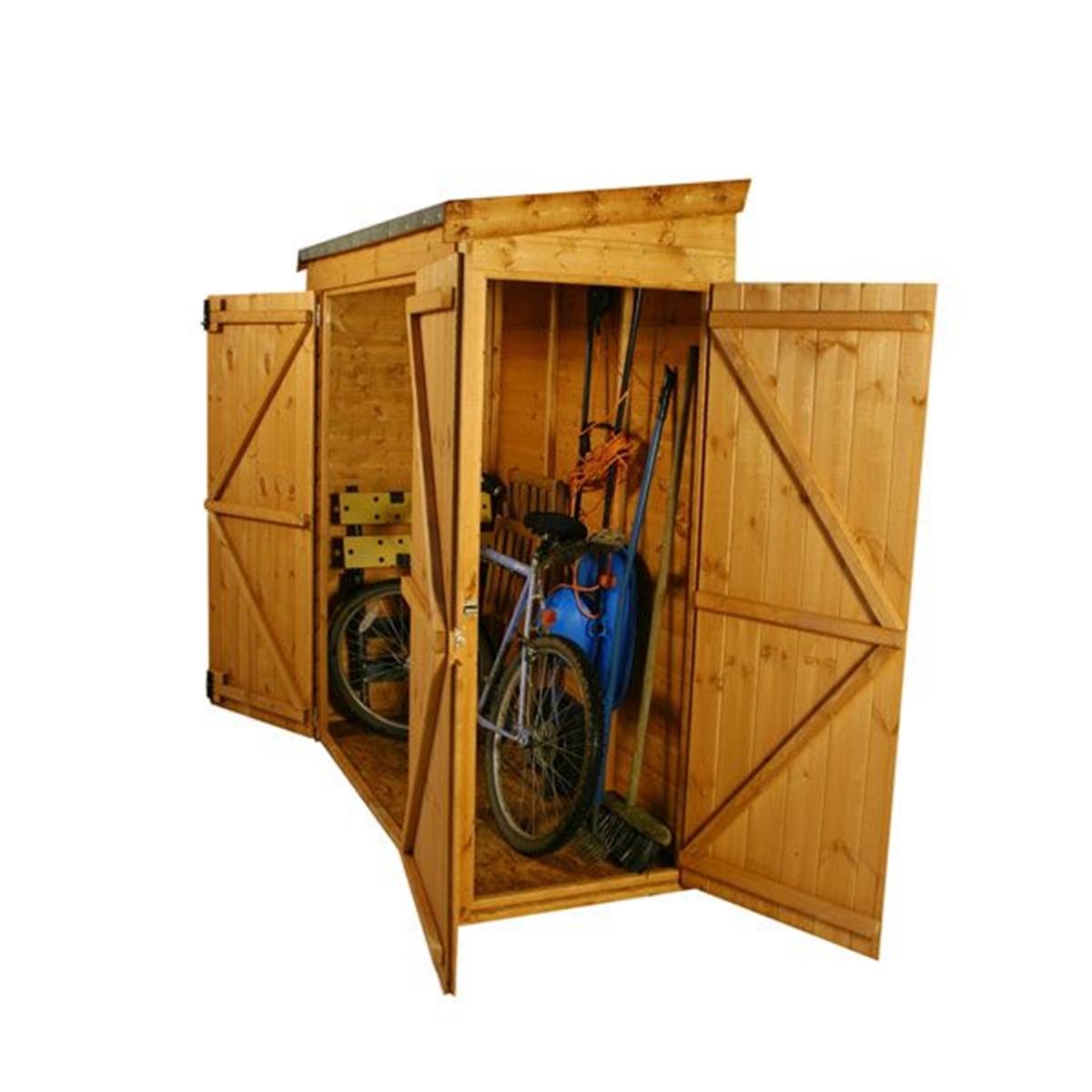  Shed With Double Doors And Universal Side Door (10mm Solid OSB Floor