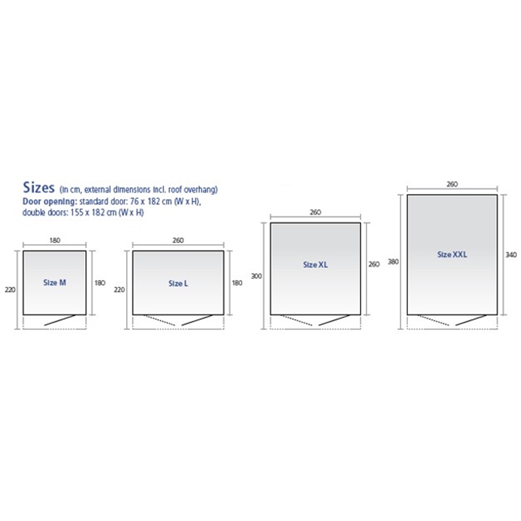 MEDIUM PREMIUM HEAVY DUTY METALLIC SILVER METAL SHED (1.8M X 2 ...