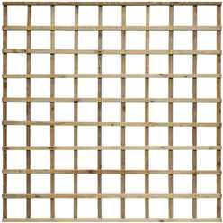 Pack of 3 - 6 X 6 Heavy Duty Trellis Panel Pressure Treated