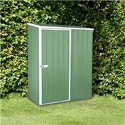 WARWICK - 5ft x 3ft Space Saver Pale Eucalyptus Metal Shed (1.52m x 0.78m) *FREE 48HR DELIVERY