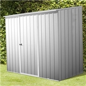 WARWICK - Pre-Order Due July 13th - 8ft x 5ft Space Saver Zinc Metal Shed (2.26m x 1.52m)