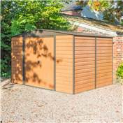 ROWLINSON - 10FT x 8FT  WOODVALE METAL SHEDS (3.13m x 2.42m)
