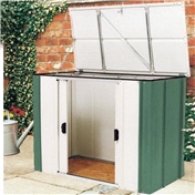 ROWLINSON - 4FT x 2FT ROWLINSON METAL STORETTE (1.3m x 0.66m)