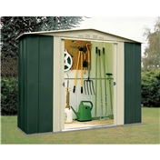 Madrid - 8FT x 3FT PREMIER EIGHT METAL SHED (2.45m x 0.92m)