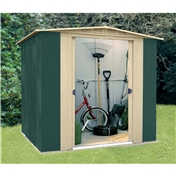 Madrid - 6FT x 6FT PREMIER SIX METAL SHED (1.83m x 1.85m)