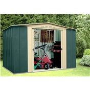 Madrid - 10FT x 9FT PREMIER TEN METAL SHED (3.07m x 2.78m)