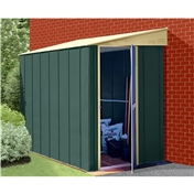 Madrid - 5FT x 8FT PREMIER LEAN-TO METAL SHED (1.54m x 2.46m)