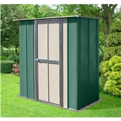 Madrid - 6FT x 3FT PREMIER UTILITY METAL SHED (1.83m x 0.92m)