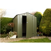 Madrid - 6FT x 6FT PREMIER EASY KIT METAL SHED (2.12m x 2.10m)