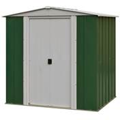 ROWLINSON - 6FT x 5FT ROWLINSON METAL APEX SHED  (1.94m x 1.51m)