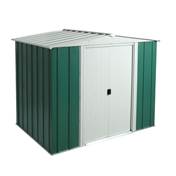 ROWLINSON - 8FT x 6FT ROWLINSON METAL APEX SHED (1.94m x 1.51m)