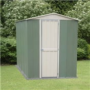 Madrid - MADRID HINGED DOOR METAL SHED 6FT X 4FT (1.83m x 1.23m)