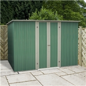 WARWICK - Pre-Order - Estimated arrival 15th July - 8ft x 4ft Value Pent Shed (2.41m x 1.28m) *FREE 48HR DELIVERY  + Free Anchor Kit