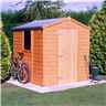 Installed -  6 X 6 (1.79m, X 1.79m) - Tongue And Groove - Apex Garden Shed - 1 Opening Window - Single Door - 12mm Tongue And Groove Floor Installation Included