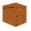 8 x 6 Tongue and Groove Double Doors Security Shed (12mm Tongue and Groove Floor and Pent Roof)
