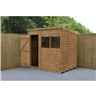 Installed 7 X 5 Overlap Pent Shed (2.1m X 1.6m) - Modular - Includes Installation