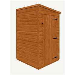4 X 4 Windowless Tongue And Groove Pent Shed (12mm Tongue And Groove Floor And Roof)