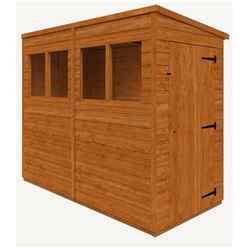 8 X 4 Tongue And Groove Pent Shed (12mm Tongue And Groove Floor And Roof)