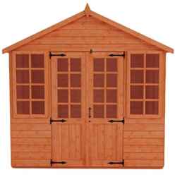 8 X 8 Classic Summerhouse (12mm Tongue And Groove Floor And Apex Roof)