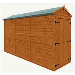 12 X 4 Windowless Tongue And Groove Shed With Double Doors (12mm Tongue And Groove Floor And Apex Roof)