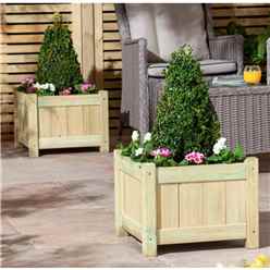 Pressure Treated Planters (1.2ft X 1.2ft) - 2 Pack