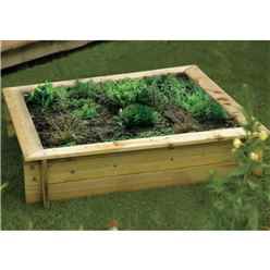 Deluxe Raised Bed/sandpit (4ft X 4ft)