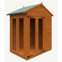4 X 6 Apex Tongue And Groove Summerhouse (12mm Tongue And Groove Floor And Roof)