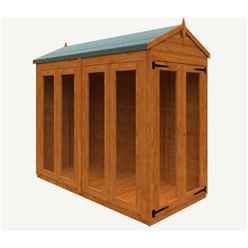 8 X 4 Apex Tongue And Groove Summerhouse (12mm Tongue And Groove Floor And Roof)