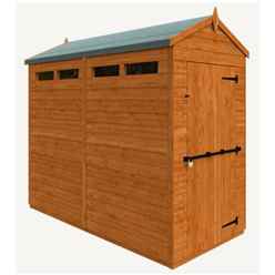 8 x 4 Tongue and Groove Security Shed (12mm Tongue and Groove Floor and Apex Roof)
