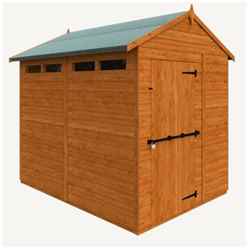8 x 6 Tongue and Groove Security Shed (12mm Tongue and Groove Floor and Apex Roof)