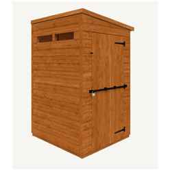 4 x 4 Tongue and Groove Security Shed (12mm Tongue and Groove Floor and Pent Roof)