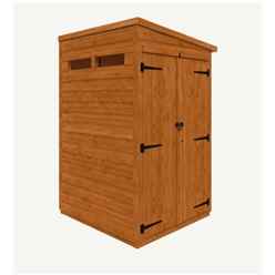 4 x 4 Tongue and Groove Apex Shed with Double Doors (12mm Tongue and Groove Floor and Roof)