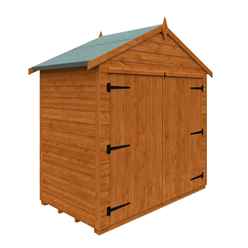3 x 6 Tongue and Groove Apex Bike Shed (12mm Tongue and Groove Floor and Apex Roof)