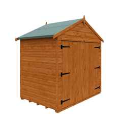 4 x 6 Tongue and Groove Apex Bike Shed (12mm Tongue and Groove Floor and Apex Roof)