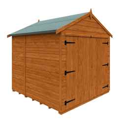6 x 6 Tongue and Groove Apex Bike Shed (12mm Tongue and Groove Floor and Apex Roof)