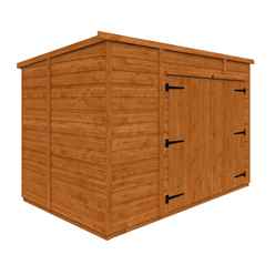 8 x 5 Tongue and Groove Pent Bike Shed (12mm Tongue and Groove Floor and Pent Roof)