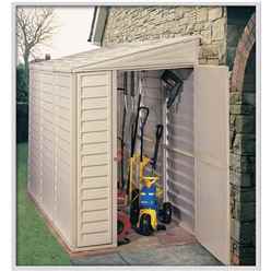 Oos - Back July/august 2022 - 4 X 8 Select Duramax Plastic Sidemate Pvc Shed With Steel Frame (1.21m X 2.39m)
