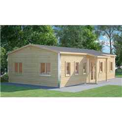 6m X 10m (60m2) Premier Classroom - Building Complaint - Log Cabin - 70mm Wall Thickness - Double Glazing