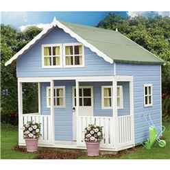 8 X 9 (2.69m X 2.39m) -  Lodge Playhouse - 12mm Tongue And Groove