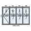 Aluminium Bi-Folding Doors - 3400mm x 2210mm (4 doors) - Anthracite Grey Inside and Outside