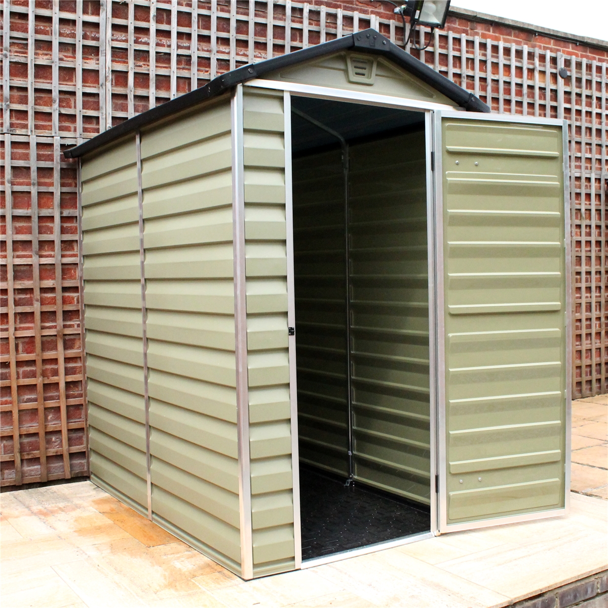 6 x 4 Plastic Apex Shed (1.86m x 1.25m) ShedsFirst