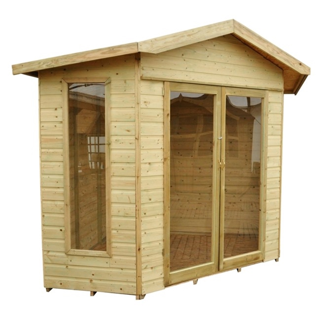 7 X 7 Rose Corner Summerhouse ShedsFirst
