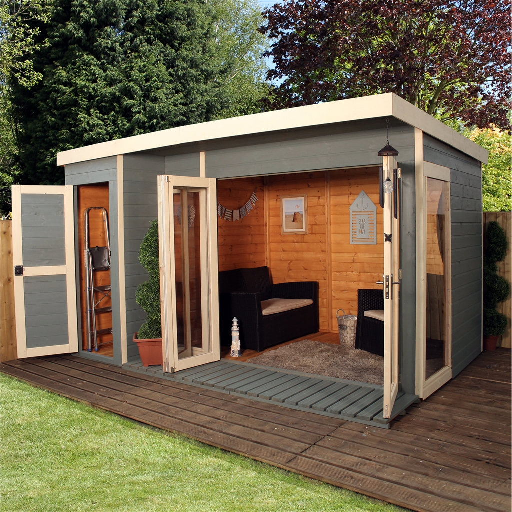 12 x 8 contempory gardenroom large combi 12mm tongue and
