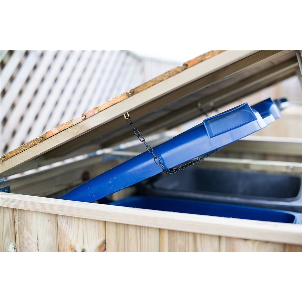 Wheelie Bin And Recycling Box Triple Chest Store 2 X Wheelie Bin + 2 X Recycling Boxes Wheelie Bin And Recycling Box Triple Chest Store 2 X Wheelie Bin + 2 X Recycling Boxes
