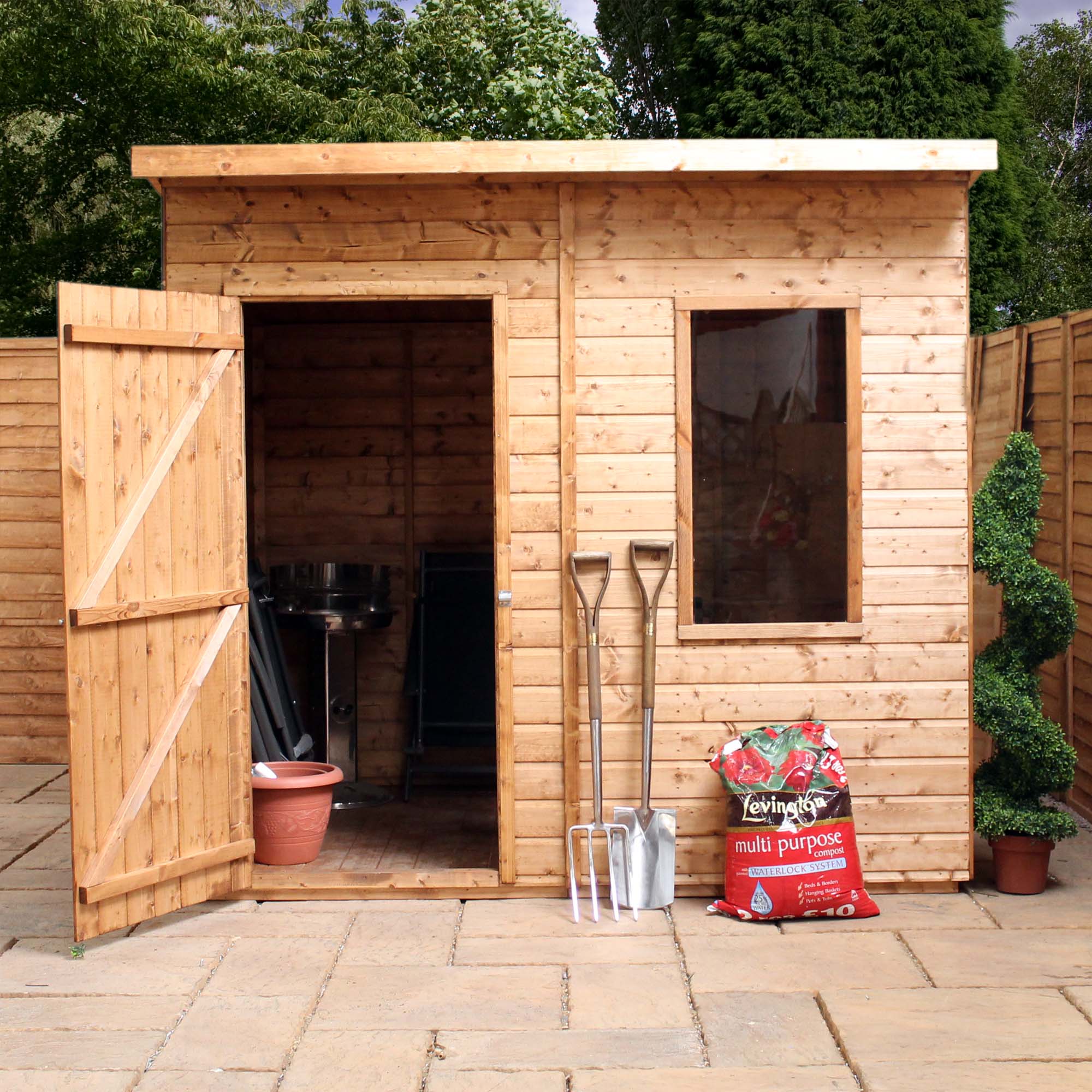 INSTALLED 8 x 6 Tongue and Groove Curved Roof Shed With Single Door + 3 Windows (12mm Tongue and INSTALLED 8 x 6 Tongue and Groove Curved Roof Shed With Single Door + 3 Windows (12mm Tongue and