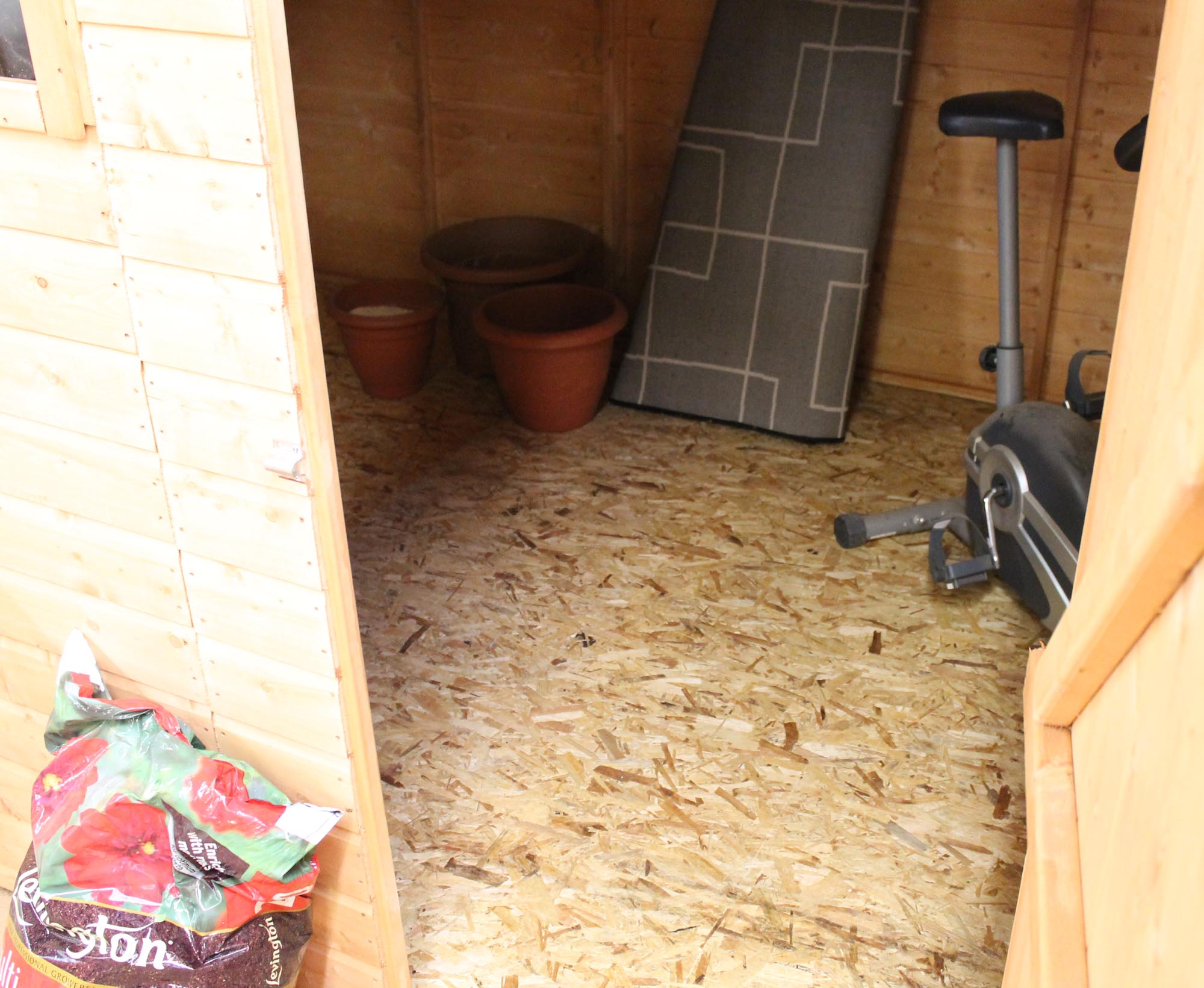 INSTALLED 6 x 4 Tongue and Groove Pent Shed With Single Door + 1 Window