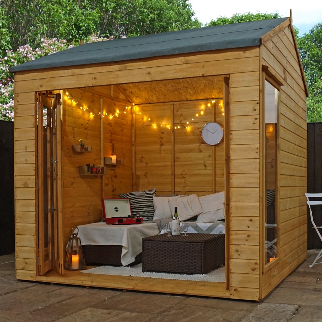 8 x 8 vermont reverse tongue and groove summerhouse 12mm