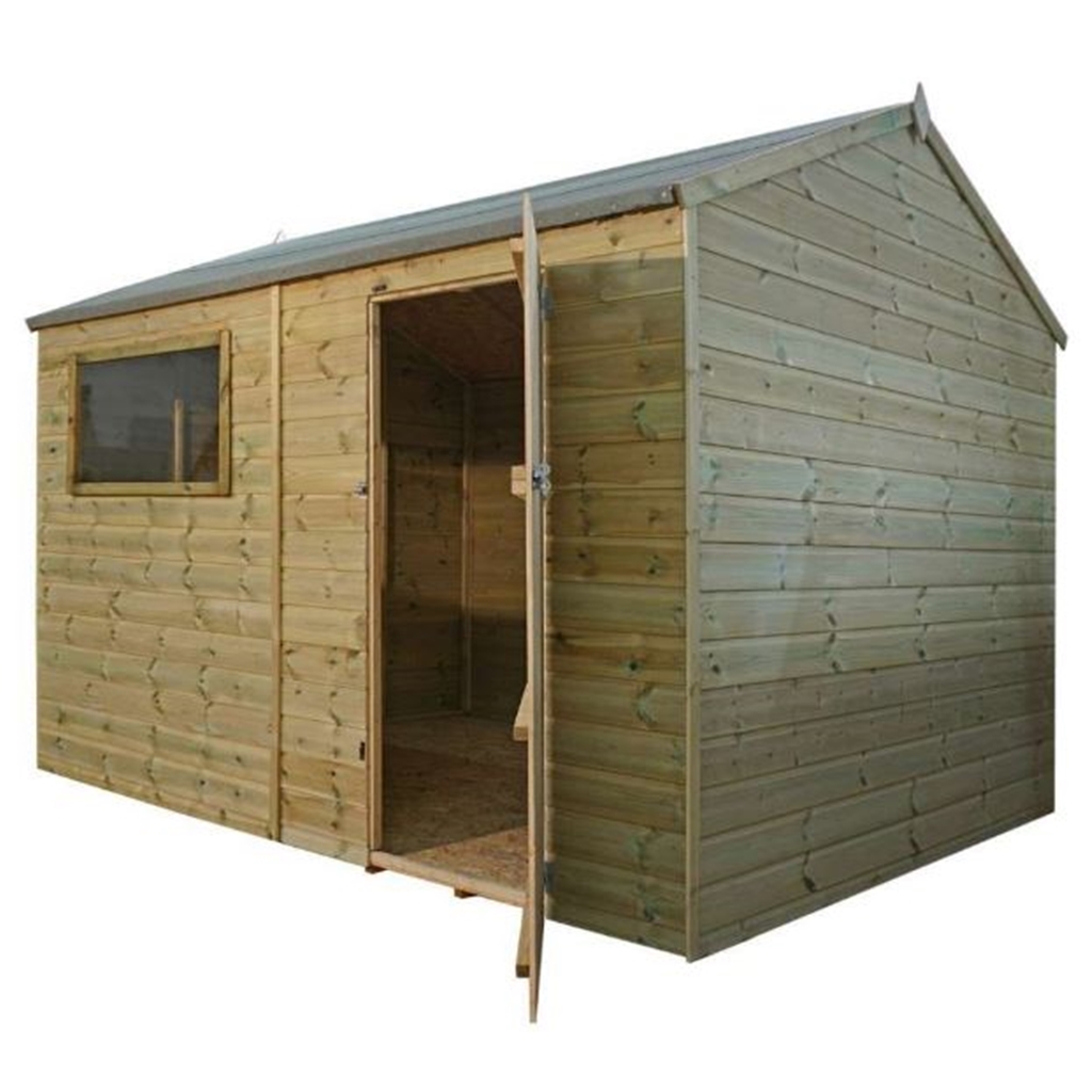 10 x 8 Pressure Treated Tongue and Groove Reverse Apex ...