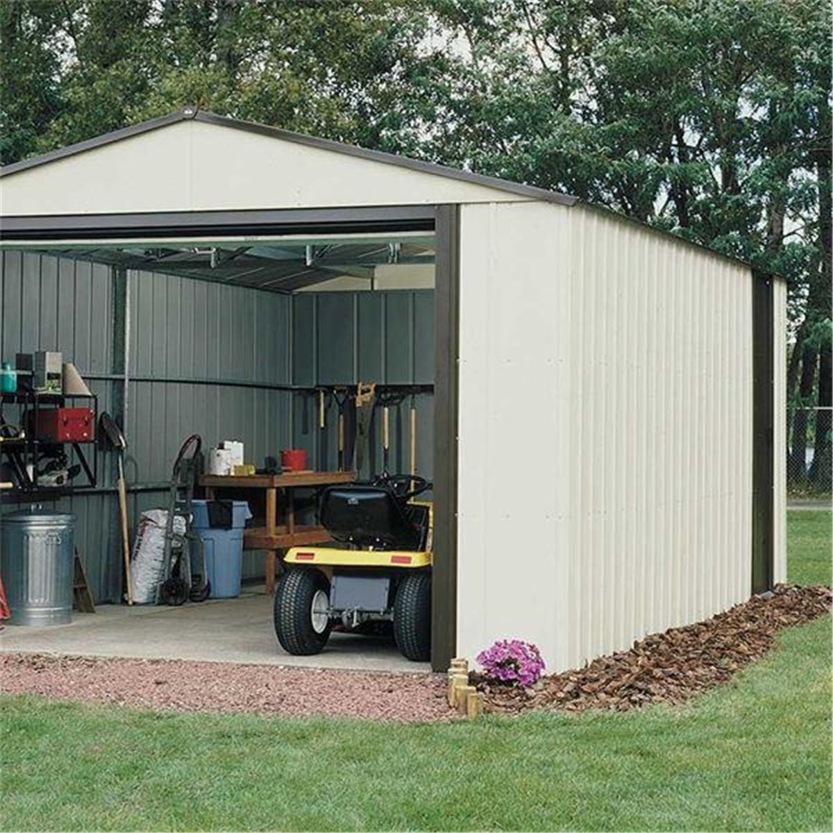 Installed 12 X 24 Metal Garage (3710mm X 7350mm) Installation