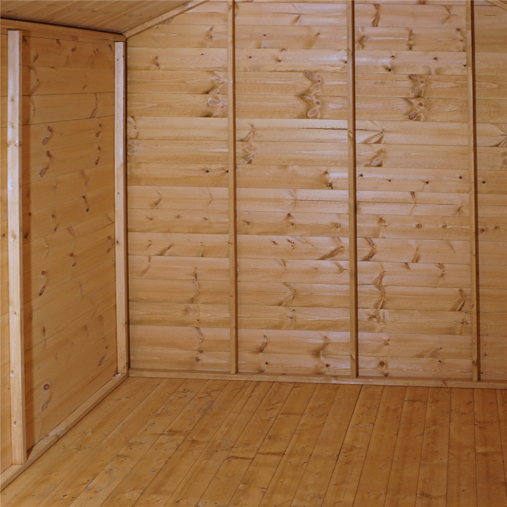 16 x 10 Deluxe Tongue and Groove Workshop With Double 